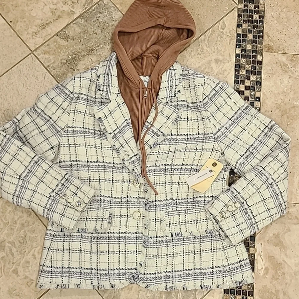 Anthropologie Tweed Dickie Blazer - Picture 5 of 14